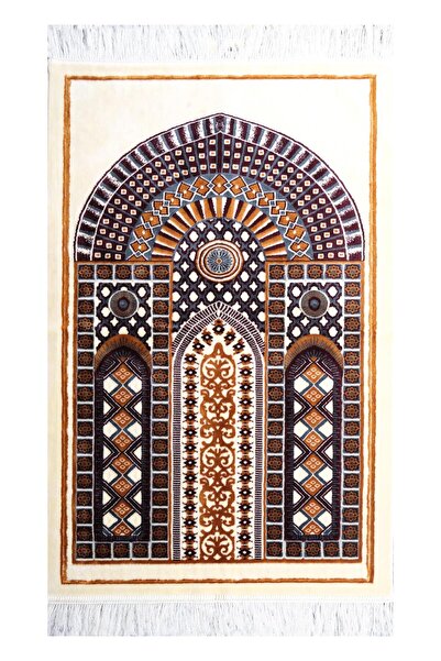 İsmen Kervansaray Seccade / 1289 - 70x110 Lux Dokuma, Yumuşak Akrilik Seccade