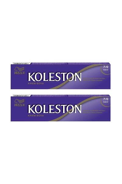 Wella Koleston Tüp Saç Boyası 7/0 Kumral X 2 Adet