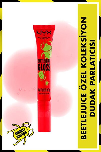 NYX Professional Makeup Beetlejuice Özel Koleksiyon Dudak Parlatıcısı