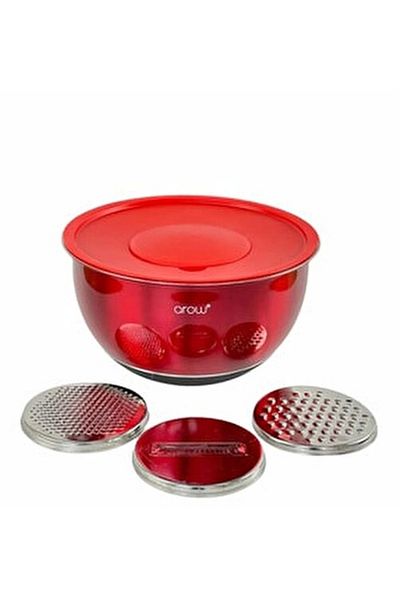 AROW Daria Stainless Steel Grater Mixing Bowl 26 cm