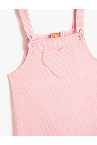 Koton Salopet Dress Heart applikált texturált terjedelmes