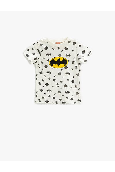 Koton Batman T-Shirt Printed Licensed Short Sleeve Crew Neck