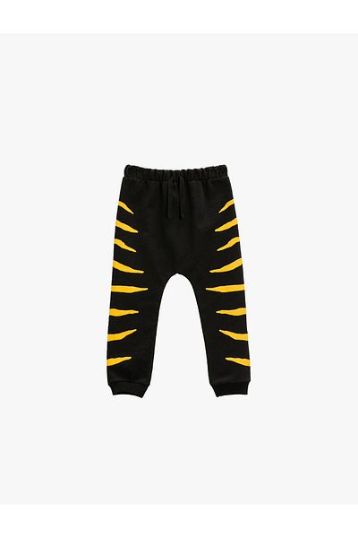 Koton Jogger Sweatpants Printed Tie Waist