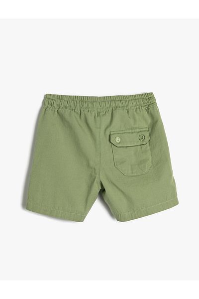 Koton Shorts Tie Waist Pocket Cotton