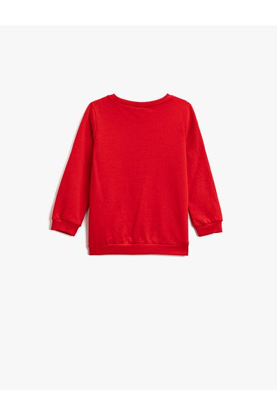 Koton Dinosaur Printed Sweatshirt Crew Neck Cotton