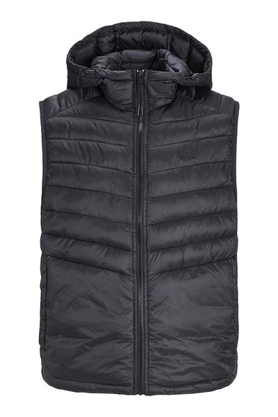 Jack & Jones Мъжки елек с качулка Jack&Jones черен - 12258452