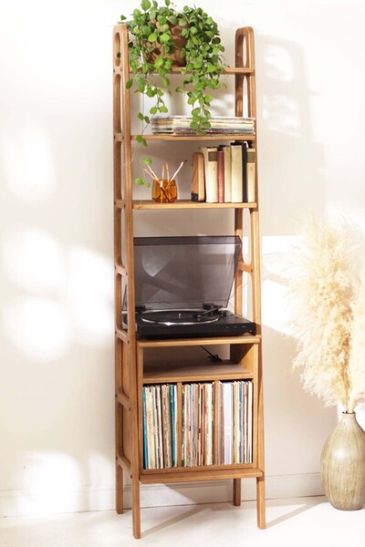 Woodesk Pierre, Ahşap Kitaplık Ve Raf Ünitesi, 190x50