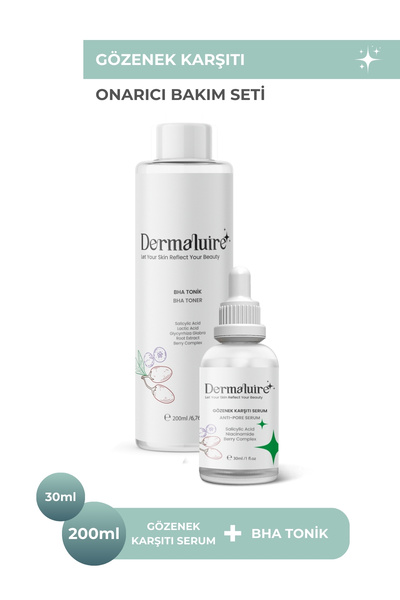 Dermaluire Gözenek Karşıtı Bakım Seti ( Bha Tonik, Gözenek Karşıtı Serum )