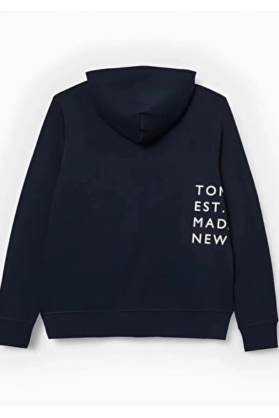 Tommy Hilfiger UNİSEX LOGOLU KAPÜŞONLU SWEATSHİRT