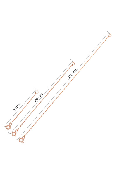 Nereze 925 Ayar Gümüş Uzatma Zinciri ( Bileklik , Kolye , Halhal , Şahmeran Kullanımına Uygun)