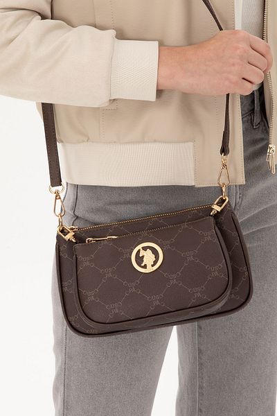 U.S. Polo Assn. Women's Brown Crossbody Bag 50300294 -Vr029