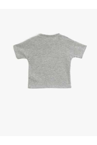 Koton Baby Boy Gray T-Shirt 3SMB10236TK