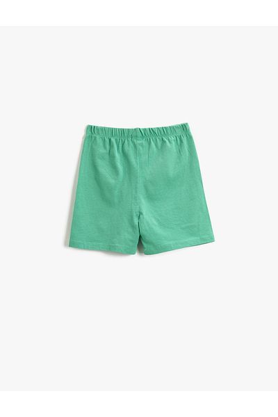 Koton Printed Shorts with Elastic Waist