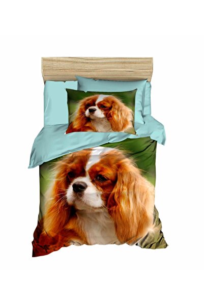 Fabeteks King Carles Dog Cute Single Junior Bedding Set