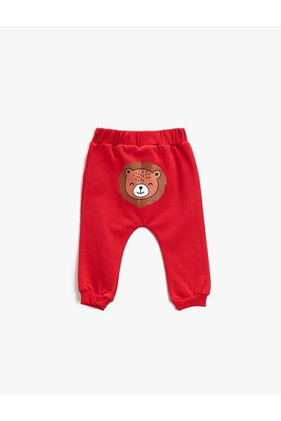 Koton Lion Printed Jogger Sweatpants Cotton