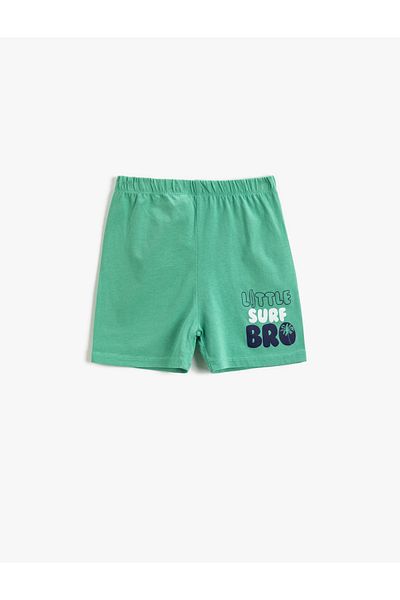 Koton Printed Shorts with Elastic Waist