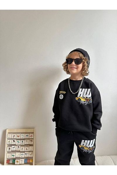 hira kids collection SET TRANSPORT BĂIAȚI IMPRIMAT AUTO