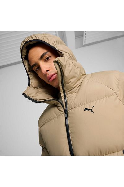 Puma Men's Beige down Puffer Coat - 62647667