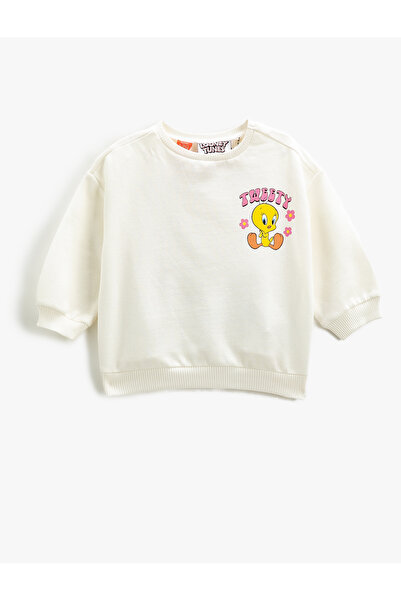 Koton Tweety Φούτερ με άδεια χρήσης, μακρυμάνικο, βαμβακερό λαιμόκοψη