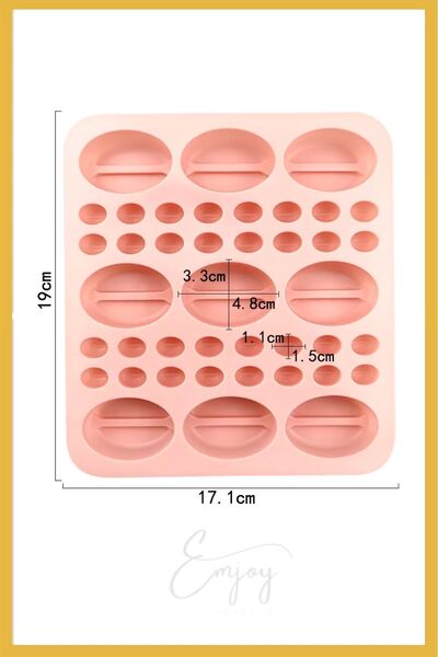 ENJOYPEPERON Yeni Büyük ve Küçük Kahve Çekirdeği Silikon Buz Çikolata  Şeker Jöle Kalıbı - 3D Silikon Kalıp