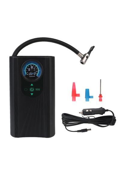 Choice Brown 12V Handheld Air Pump Quick Inflating Electric Air Compressor High Precision Motorcycle Tyre I