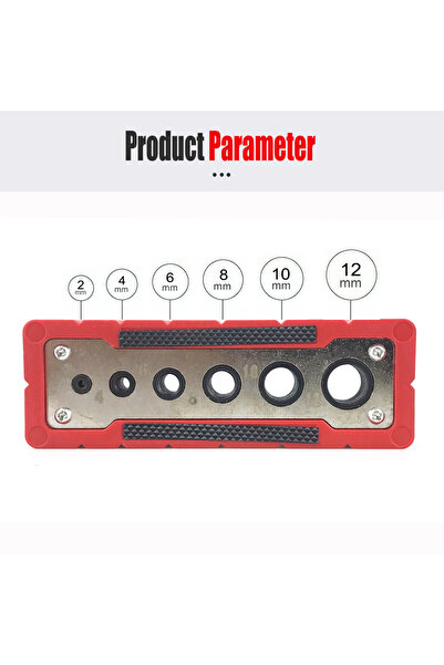 Choice1 مثقاب متعدد الوظائف 2-12 مم، دليل حفر 2-12/3-13 مم، مناسب للقضبان الم...
