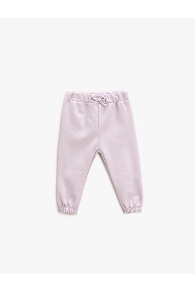 Koton Pantaloni de sport Jogger de bază Tie în talie cu panglică
