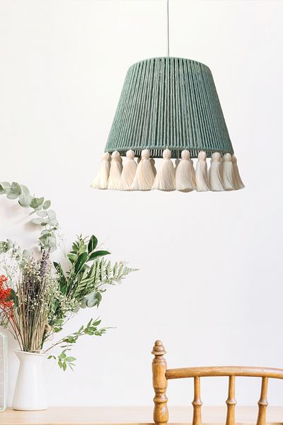 YUTEDEKOR Arne'R Green Chandelier - Bohemian Chandelier for Living Room, Bedroom and Children's Room