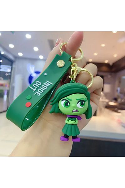 Choice 1PCS New Inside Out 2 Keychain Kawaii Disney Movie Anime Anxiety Ennui Envy Cute Girls Creative Bag