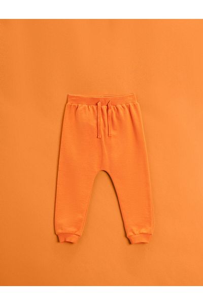 Koton Pantaloni de sport Jogger, cu cravată în talie, imprimați pe spate