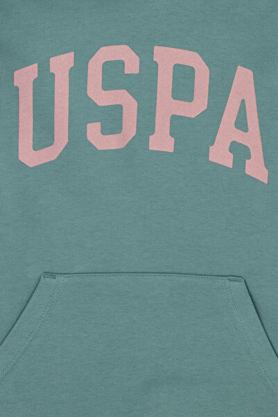 U.S. Polo Assn. Girl's Basic Hooded Sweatshirt