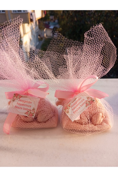PERFECT HOBBY 10lu Hoşgeldin Bebek Kokulu Mum, Hediyelik, Bebek partileri,Mev...