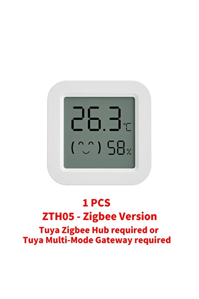Choice1 1 PCS 1~4PCS Zigbee 3.0 Temperature Humidity Sensor Require Tuya Zigb...