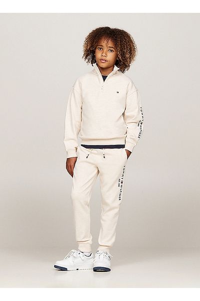 Tommy Hilfiger Tommy Hilfiger Off-White Solid Unisex Sweatpants