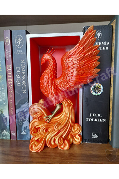 Dreamatorium Craft Harry Potter Zümrüdüanka Kuşu Kitap Tutucu Book Nook 20cm
