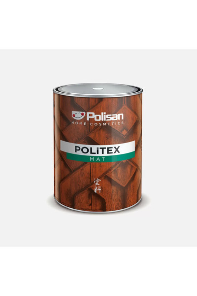 Polisan Politex Mat Vernikli Ahşap Koruyucu 0,75LT TÜTUN