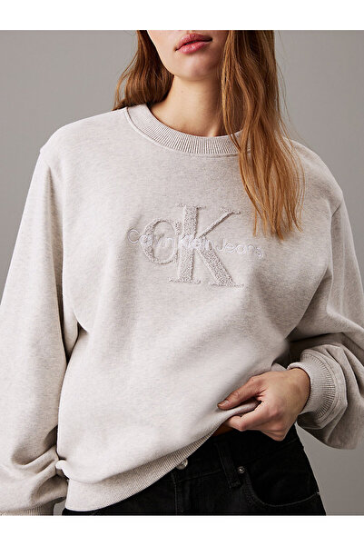 Calvin Klein CHENILLE MONOLOGO CREWNECK