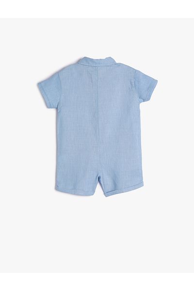 Koton Hellblauer Overall für Babys