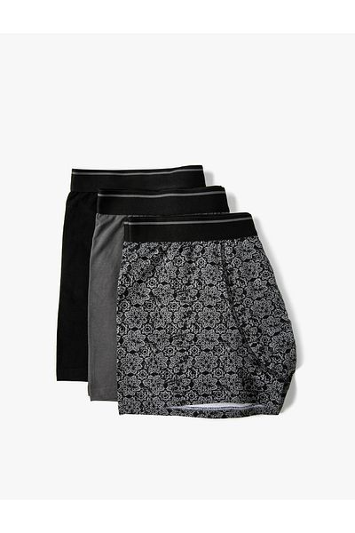 Koton Σετ 3 Boxers Abstract Printed Πολύχρωμο
