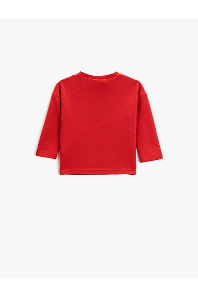 Koton Printed Sweatshirt Cotton