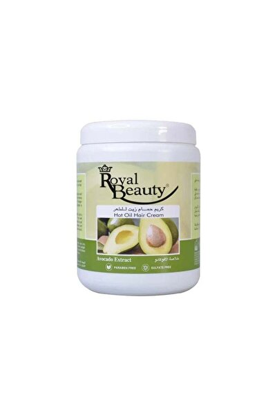 Royal Beauty كريم الشعر بالزيت الساخن | كريم الشعر بخلاصة الأفوكادو | 1000 مل