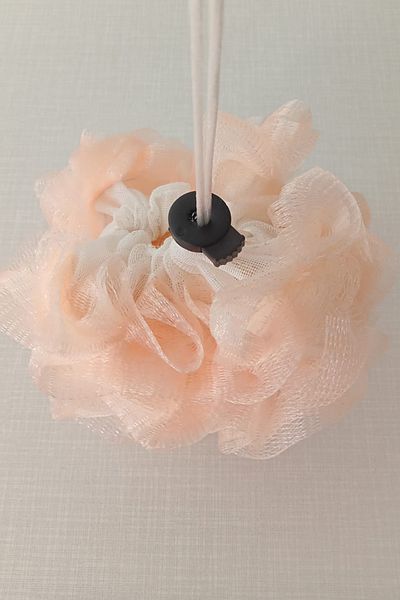 MYGLOW Soap-Insertable Drawstring Bath Loofah – Exfoliating & Purifying Body Scrub