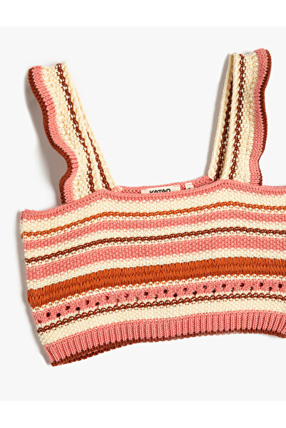 Koton Crochet Crop Top with Straps