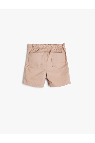 Koton Basic Shorts with Tie Waist Cotton