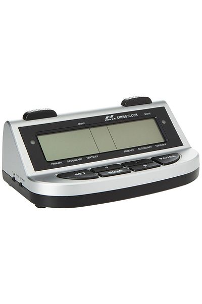 Nivia Chess Digital Clock Timer(Black/Grey) | for all Professional Board Games & Tournaments