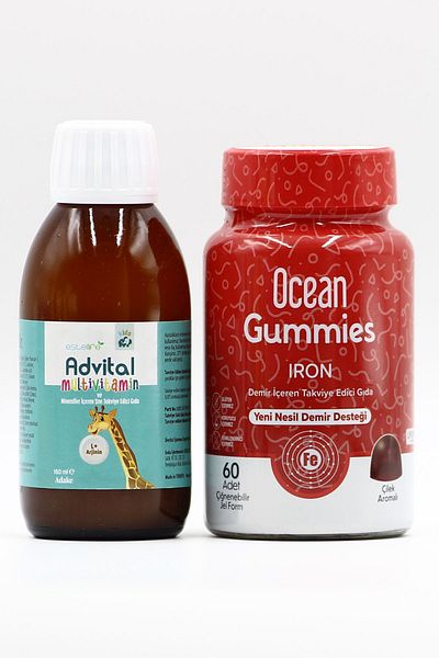 Ocean Gummies Chew Form Iron Calendar Advital Multivit Syrup