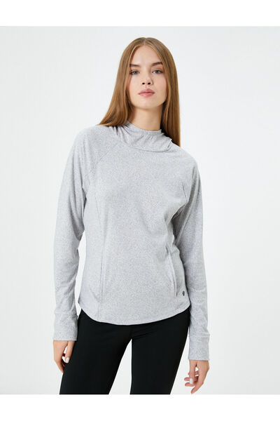 Koton Hanorac sport cu glugă Buzunar texturat cald la atingere moale