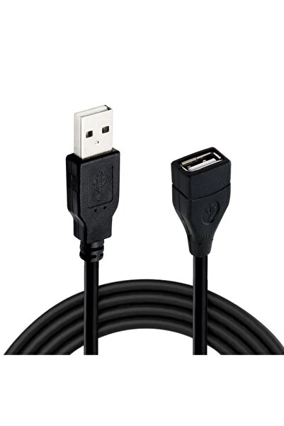 Choice كابل تمديد USB 2.0 أسود بطول 0.6 متر، كابل نقل بيانات سلكي بطول 0.6 مت...