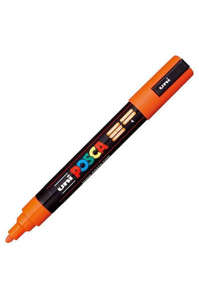 Uni Posca Pc-5M Painting Marker - 1.8-2.5 mm Orange