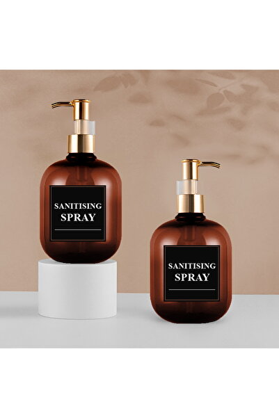 Choice 300ml Brown 2 Pcs 10.1 OZ Travel Bottles Thick Amber Soap Dispenser Se...